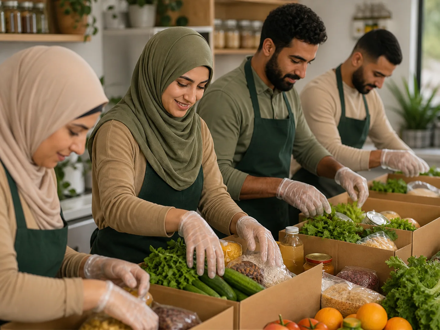 برامج الإغاثة والإطعام